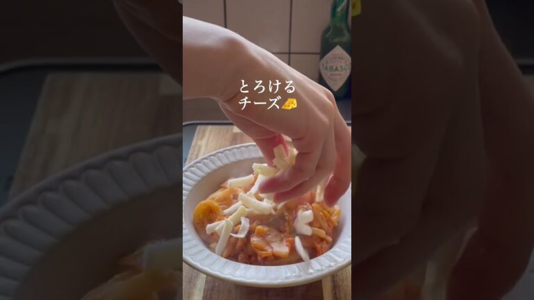 ほぼ5分で作りたい人へ【 冷凍うどん× キムチーズ⠀】