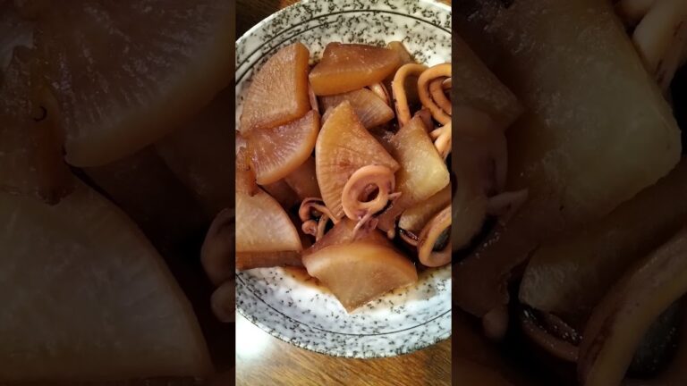 大根とイカ煮　12月5日　＃Shorts