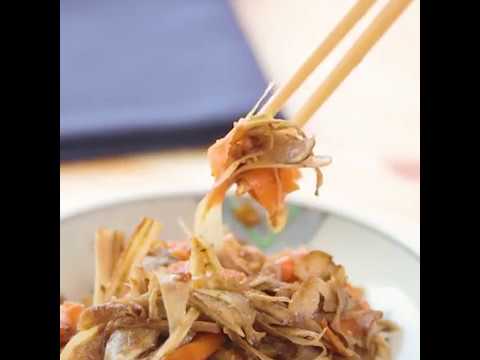 簡単なのに美味しい！！ 春ごぼうの韓国風和え物 ｜ moguna[モグナ]