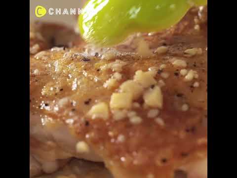 きざみにんにく ガーリックチキン／きのこのリゾット