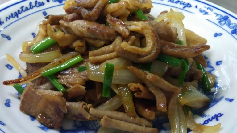 豚中身の味噌炒め レシピ