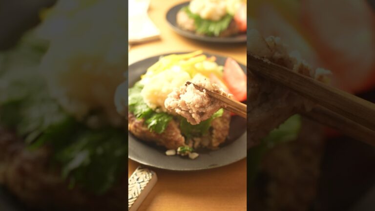 食べ応えがハンパない！ジューシー×あっさり【和風ハンバーグ】の作り方 #献立 #簡単レシピ #おうちごはん