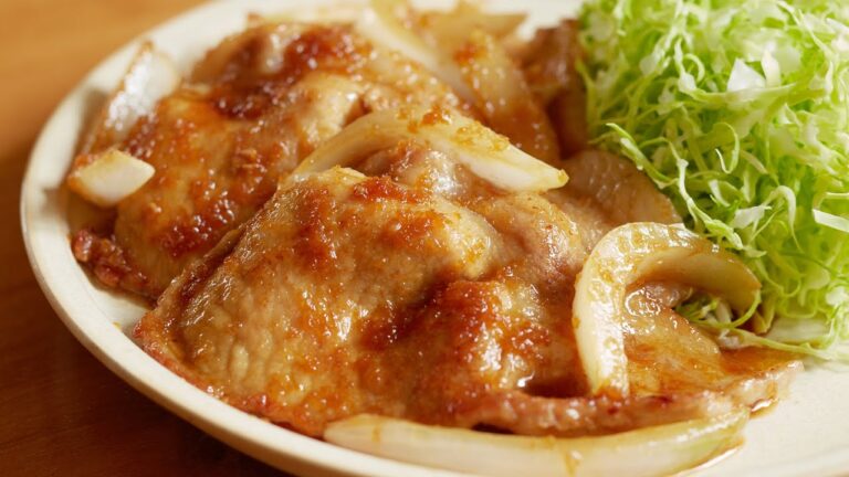 【豚の生姜焼き】柔らかジューシー！硬くならない絶品生姜焼きの作り方♪