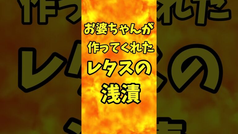 おばあちゃんが作ってくれたレタスの浅漬【バトルキッチン.189（2023.6.3)】