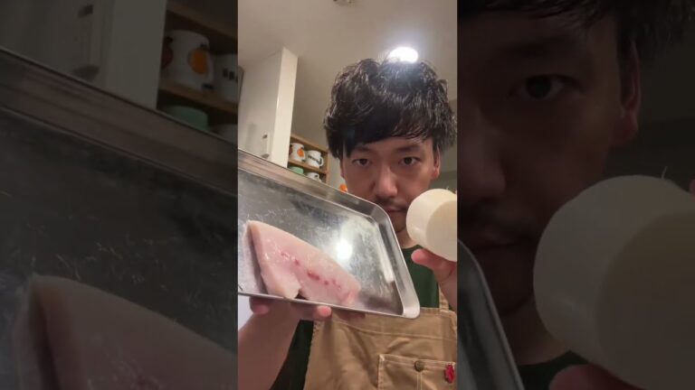 夜中に見てはいけないメカジキのおろし煮#レシピ #簡単レシピ #shorts #煮付け