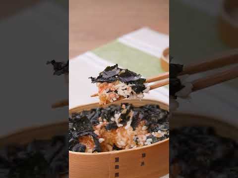 【何が隠れてるかな👀】●●●●海苔弁の作り方 #Shorts