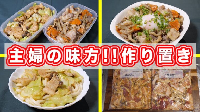 春休み・主婦の味方！豚肉の下味冷凍・作り置き２種類の作り方【kattyanneru】