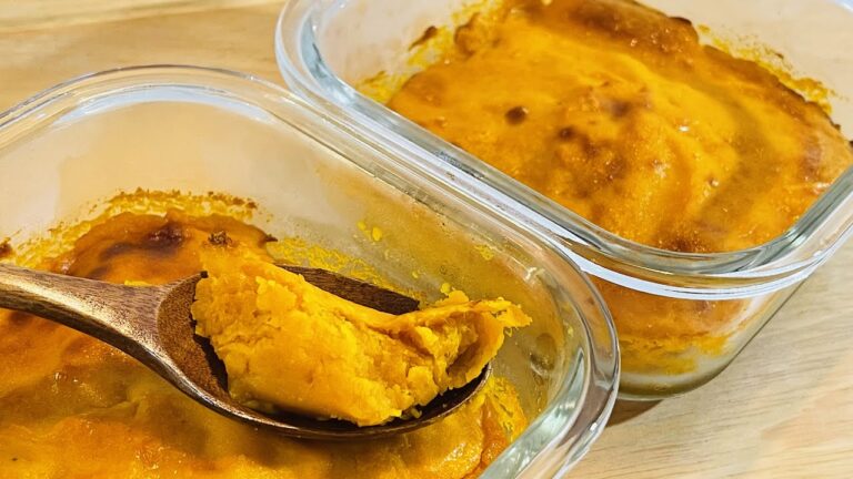 簡単スイートパンプキン🎃ハロウィンおすすめ悪魔のスイーツ♪スイートポテトのかぼちゃ版！sweet pumpkin【home cooking】