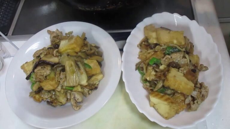 きのこと厚揚げのオイスターソース炒め：全編