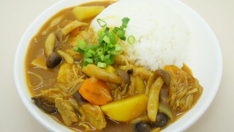 『千曲ぶなしめじカレー』作り方