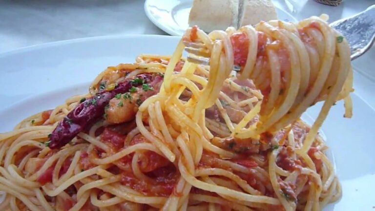 唐辛子とパンチェッタのアラビアータ　ペッシェドーロ　お台場