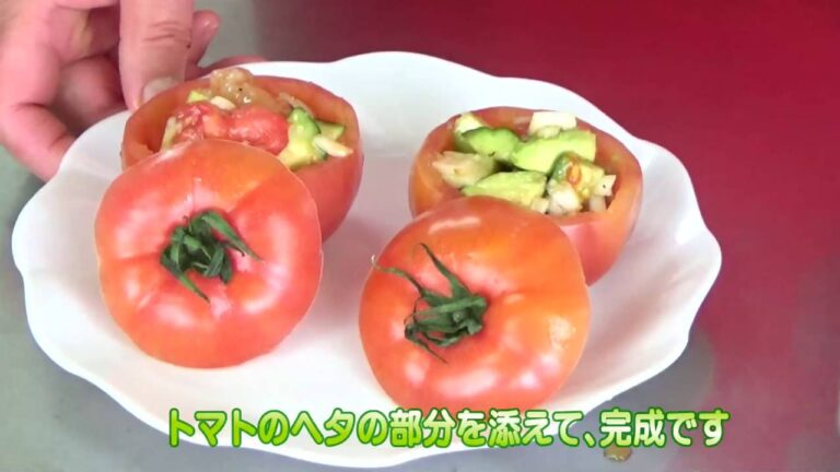 女性部直伝！地産地消レシピ～トマトカップサラダ～