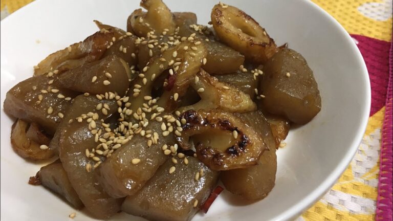こんにゃくとちくわのピリ辛煎り煮の作り方教えます❤️ビール🍺が美味い😋