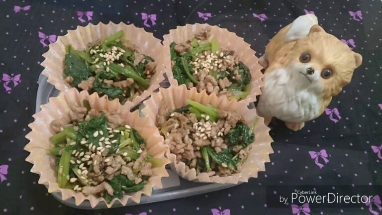 簡単☆お弁当おかず☆ほうれん草とひき肉のオイスターソース炒め〜stir-fried spinach and ground beef