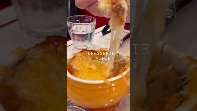 【カフェ巡り記録】ブラッスリーヴィロン丸の内でオニオングラタンスープ🇫🇷♡