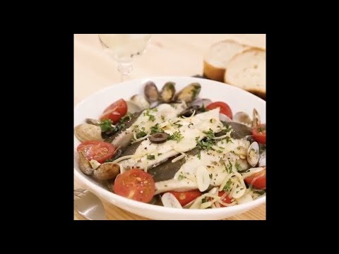 彩りもキレイなイタリアン カレイの切り身魚で簡単アクアパッツァ