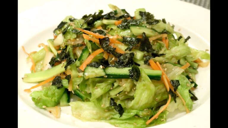 【韓国料理】チョレギサラダ 手作りドレッシングの手料理レシピ動画