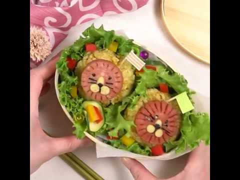 キャラ弁♪ ライオンさんおにぎり ｜ moguna[モグナ]