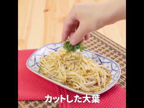 さっぱり爽やか！ 梅と大葉の和風もやしナムル ｜ moguna[モグナ]