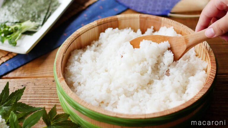 黄金比をご紹介。基本の酢飯