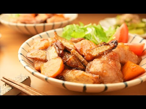 【パパッと15分】ごはんがびっくりするほどすすむ『鶏ごぼう甘辛炒め』