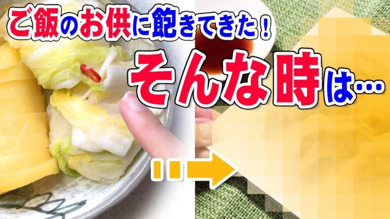 【晩ごはん】白菜の漬物が晩ごはんにもおつまみにもなる人気のおかずに!? みじん切り＆塩もみ不要の簡単アレンジレシピ