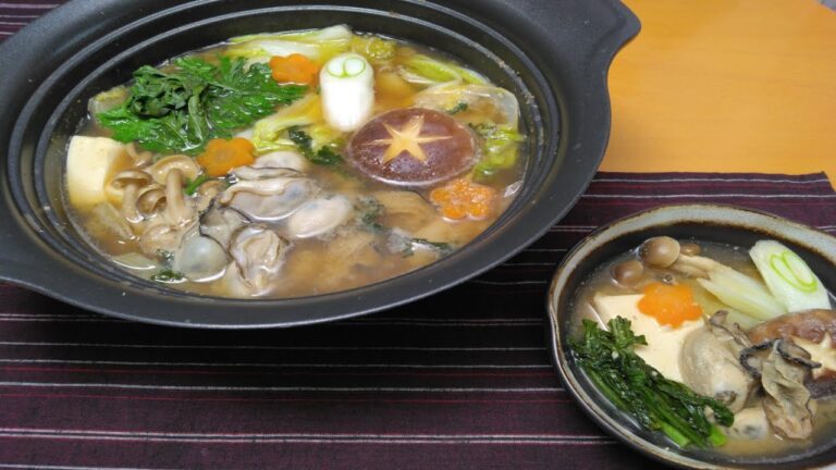 牡蠣のみそ鍋 2024.1.17放送