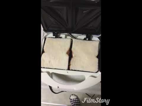 ホットサンド🔥ハムチーズ🐽🧀