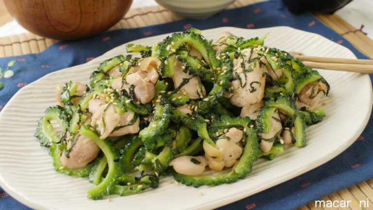 夏にぴったり！ 大葉 香る 鶏肉と ゴーヤの うま塩 炒め のレシピ 作り方