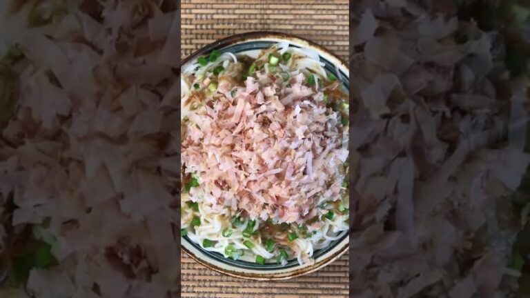 鰹節わさび素麺　暑くて全く食欲が無い時にオススメの素麺😀