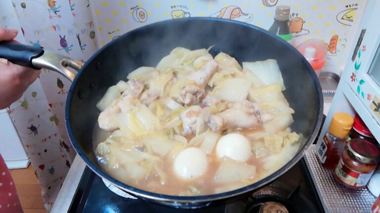 【料理】手羽元と白菜と大根のうま煮＆白和えを作る！☺️