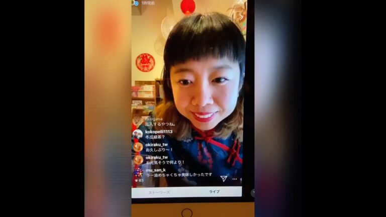 3回目のインスタライブ ハマグリの生姜スープも 一緒に作っちゃいます♪
