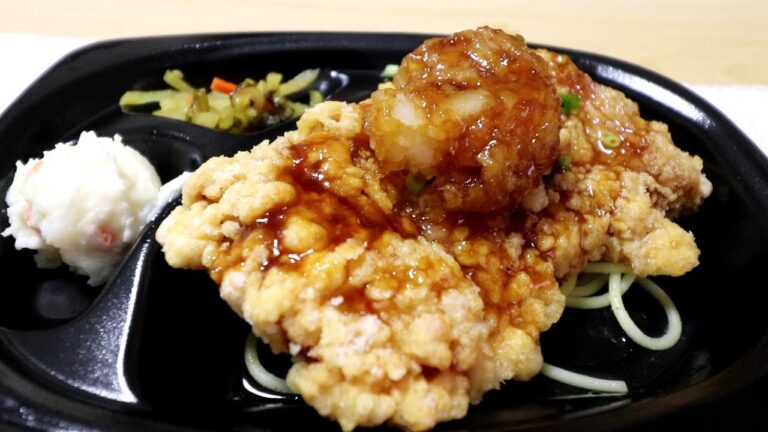 ほっともっと　おろしチキン竜田弁当　香味醤油　５９０円