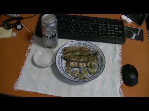 パンツマンのそら豆のグリル。