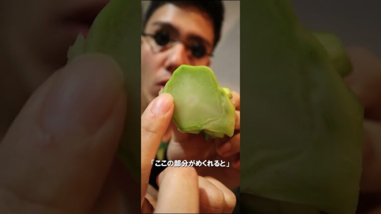 【驚き】ブロッコリーの茎の取り除き方がすごかった！