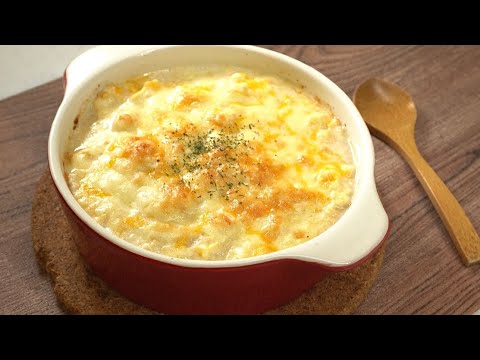 【10分で出来る】低糖質でカンタン豆腐グラタンの作り方。【タンパク質も豊富】