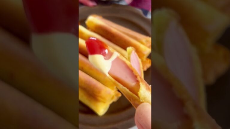 【ソーセージのカレー春巻き】春巻きの皮が余ったらコレ作ろ♪