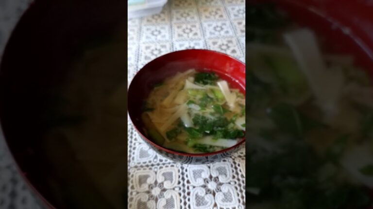たけのこの味噌汁