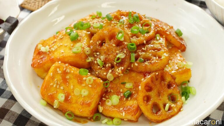 魔性の甘辛さ！ 豆腐と レンコンの コチュマヨ 焼き のレシピ 作り方