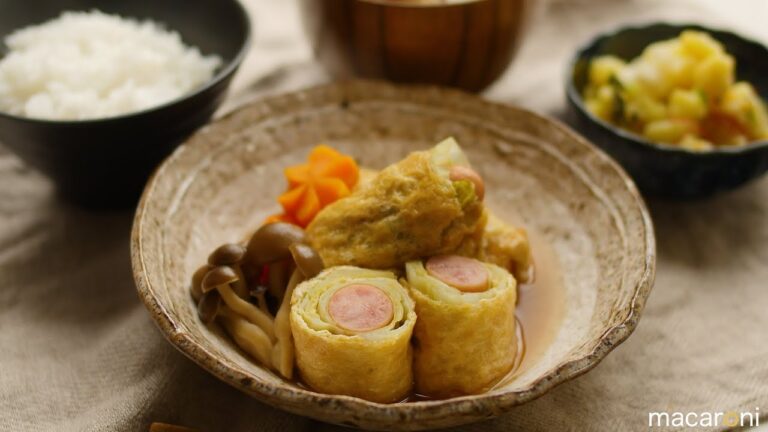 きつねウインナーの 簡単 ロールキャベツ のレシピ 作り方