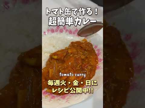 【一皿125円】トマト缶でカレー作ったらめっちゃうまい！！