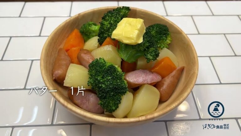 レンジで簡単　温野菜