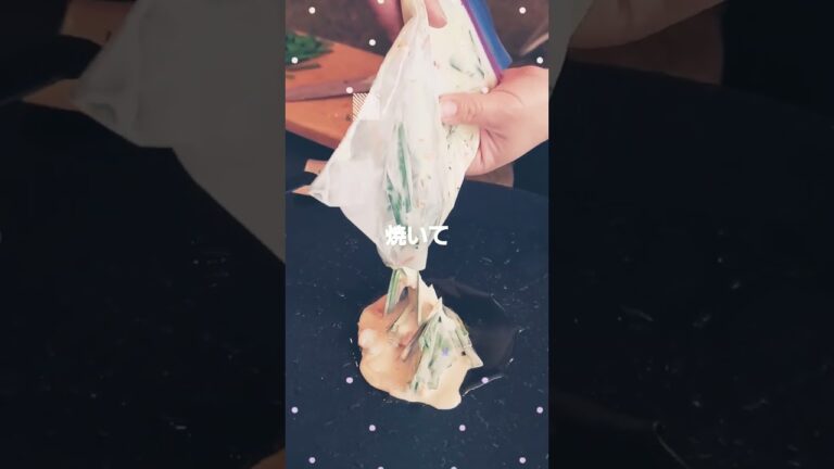 【もちもちチヂミ】簡単！水いらず!!チヂミ粉と具材を混ぜて焼くだけ。#shorts#filmora #filmoramobile#チヂミ#おつまみ#簡単#簡単料理