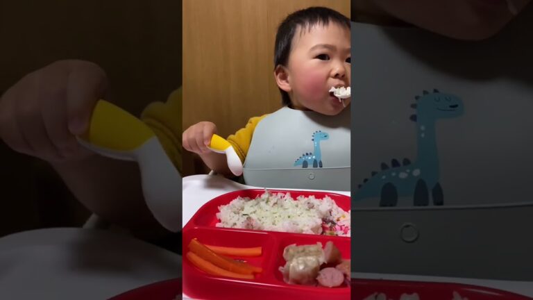 【1歳6ヶ月】ご飯の時間～納豆しか勝たん