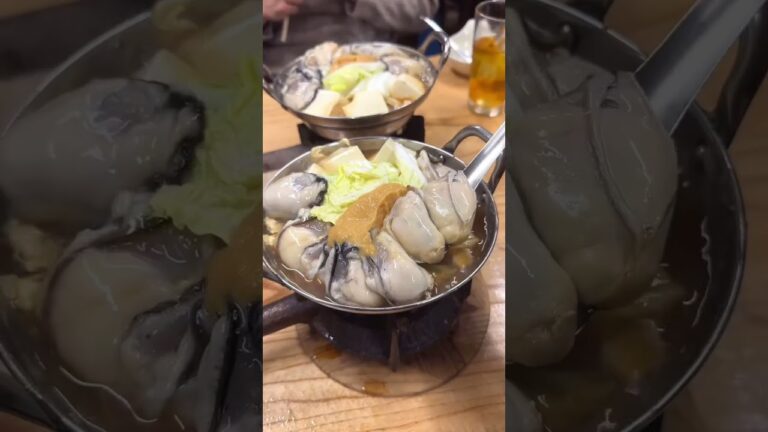 【大阪:西成】1人前の牡蠣鍋がボリュームありすぎた【なべや】