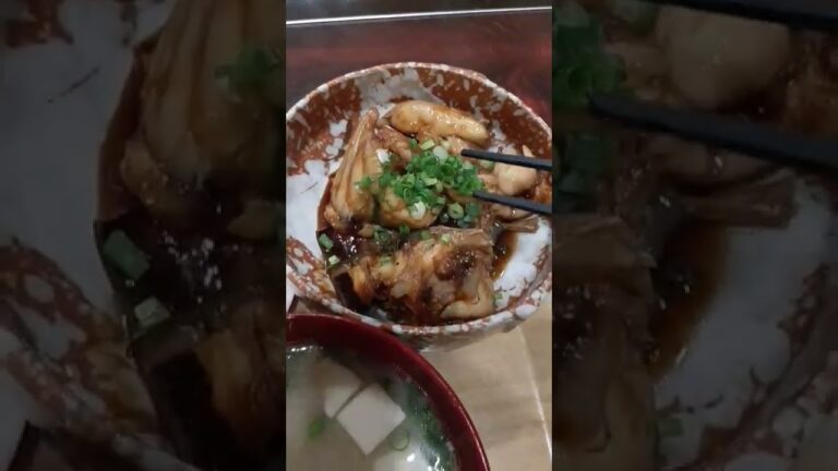 ブリの部位で一番に美味しいと言われるあらを使ったあら煮定食が最高すぎた一品！！　#shorts