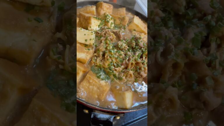 🍴🇯🇵今夜のメニュー🇯🇵🍴豚肉と厚揚げの味噌煮