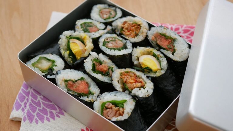 「まるめし」ちび海苔巻き弁当 |   Norimaki(dried seaweed)