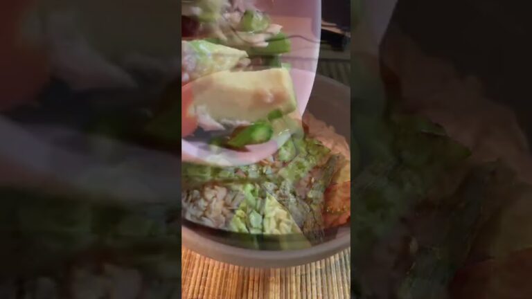 【健康めし】ツナとアボカドの健康丼♪ で腸活する😊 #shorts