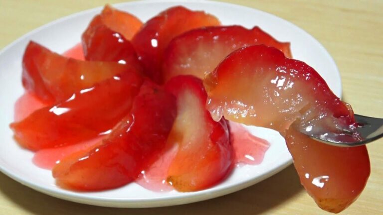 【白ワインなし】りんごのコンポートの作り方＜簡単レシピ＞｟Compote de pomme / Apple compote｠